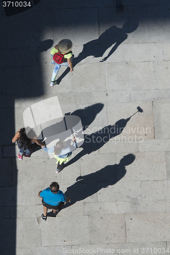 Image of EUROPE PORTUGAL PORTO PEOPLE SHADOW