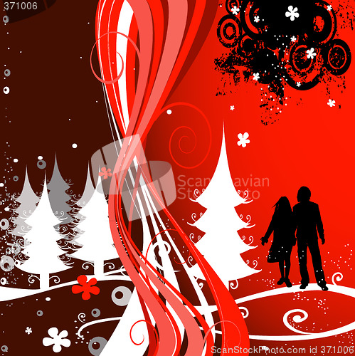 Image of Christmas composition