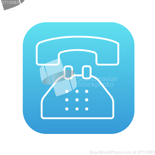 Image of Telephone line icon.