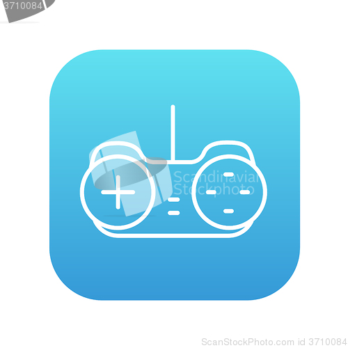 Image of Joystick line icon.