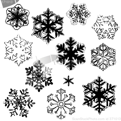 Image of Snowflake designs