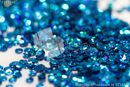 Image of Blue sequin