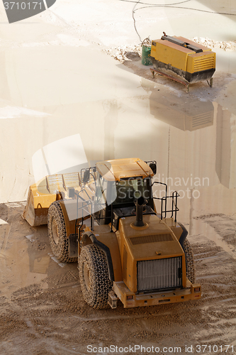 Image of White marble quarry