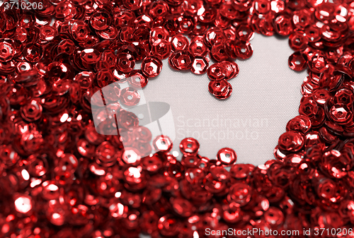 Image of Red sequin