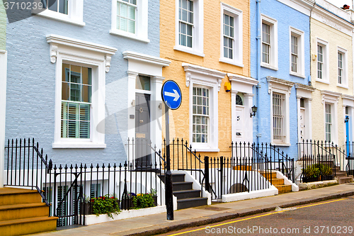 Image of notting hill  area  in london  