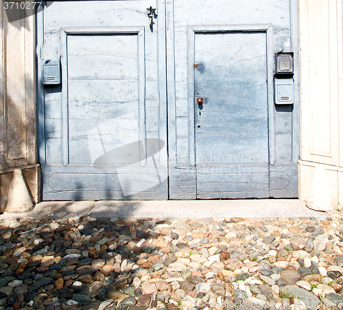 Image of old   door    in italy old ancian wood and traditional  texture 