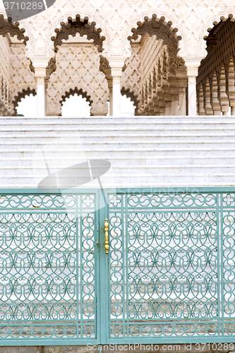 Image of the   chellah  in morocco africa  old roman  monument and site