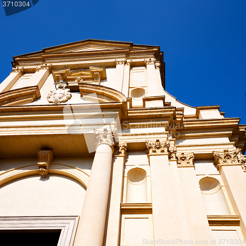 Image of building old architecture in italy europe milan religion       a