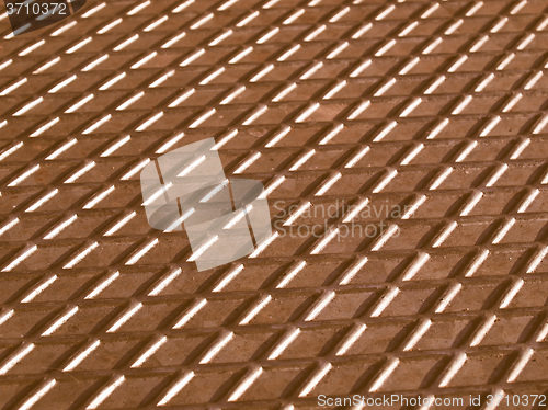 Image of Retro looking Diamond steel