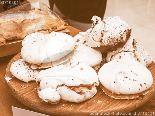 Image of Retro looking Meringue dessert