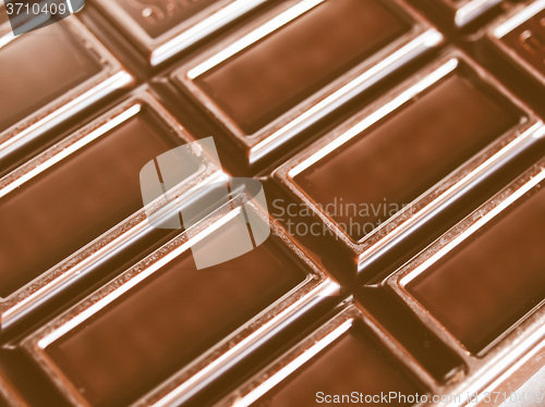Image of Retro looking Chocolate