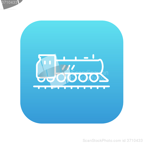 Image of Train line icon.