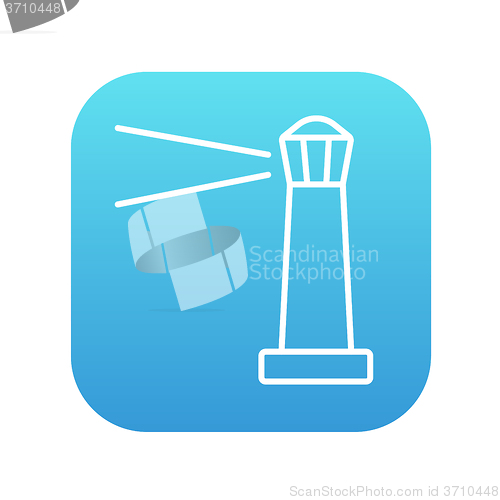 Image of Lighthouse line icon.