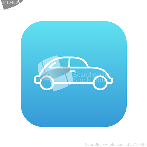 Image of Car line icon.