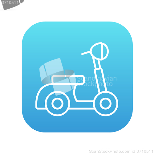 Image of Scooter line icon.