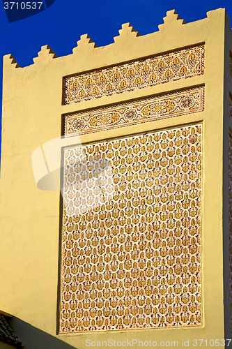 Image of  the history  symbol  in morocco   and  blue    sky