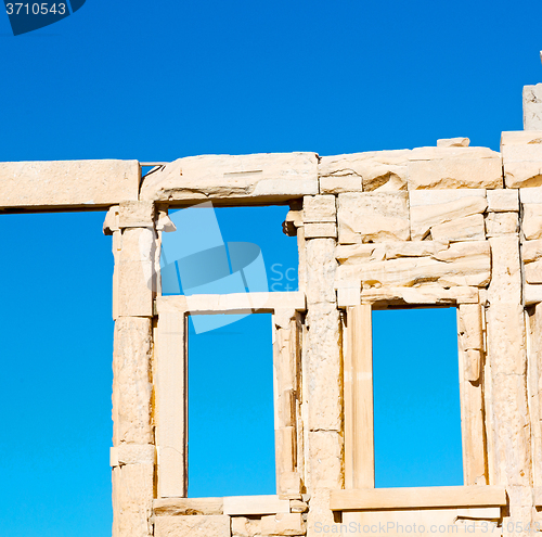 Image of europe greece  acropolis athens   place  and  historical    in t