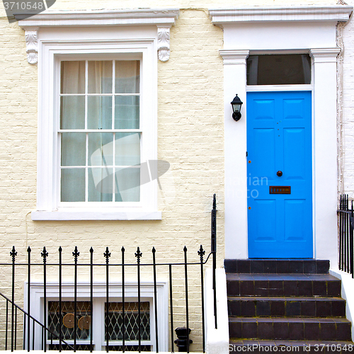 Image of notting hill in london england old suburban and antique     wall