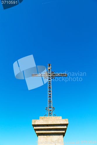 Image of  catholic     abstract   cross  and the  background