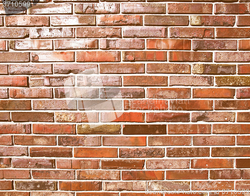 Image of Retro looking Brick wall