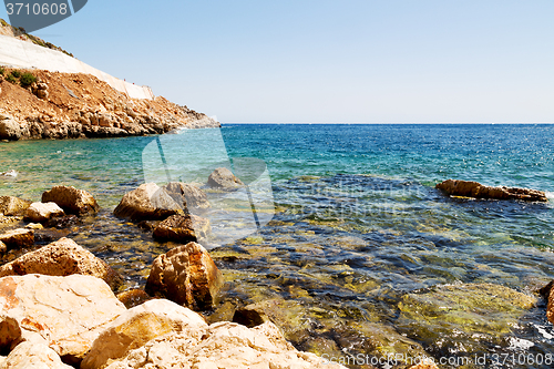 Image of asia in thurkey antalya lycia way   rocks  