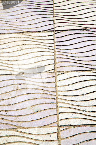 Image of pink   tile the colorated pavement texture 