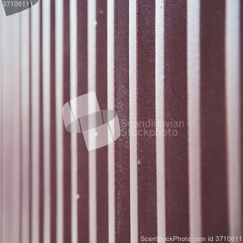 Image of abstract metal in englan london railing steel and background