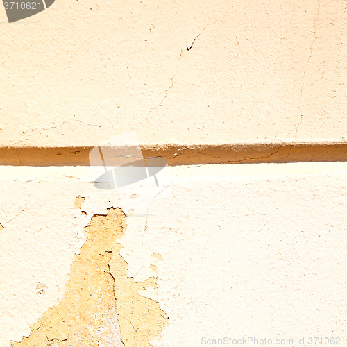 Image of  cracked  step   brick in  italy old wall and texture material t
