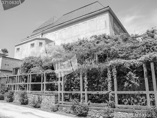 Image of Black and white Ernst Ludwig House in Darmstadt