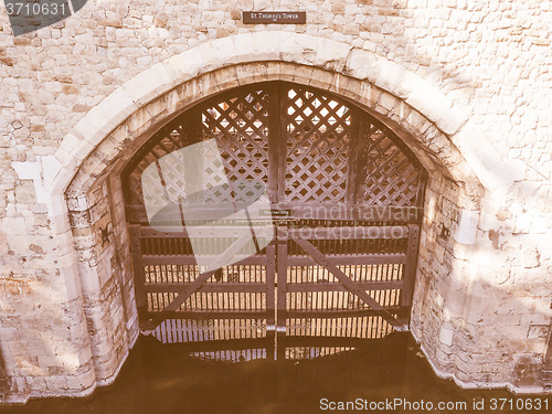 Image of Retro looking Tower of London