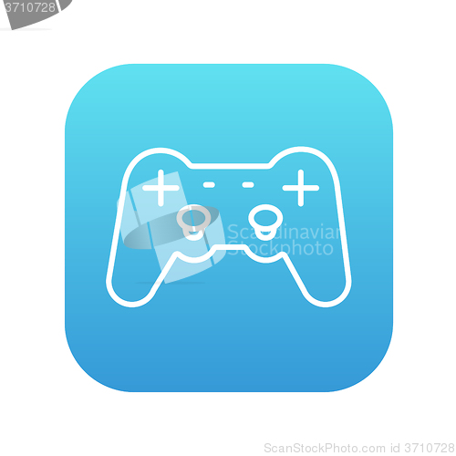 Image of Joystick line icon.