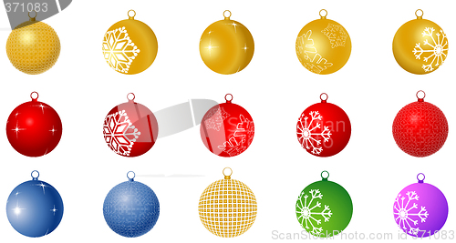 Image of Christmas balls
