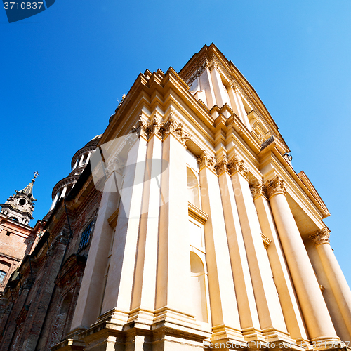 Image of building old architecture in italy europe milan religion       a