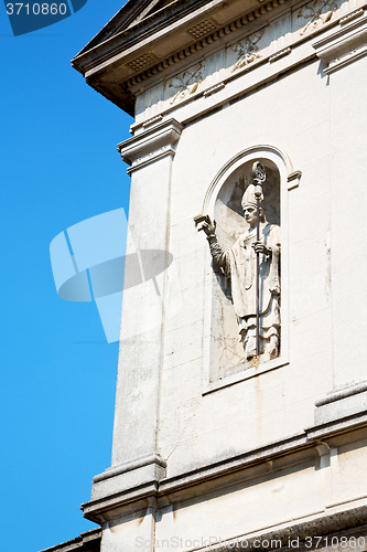 Image of marble in   italy europe milan and statue