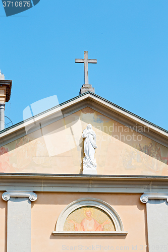 Image of monument statue   italy europe milan   marble