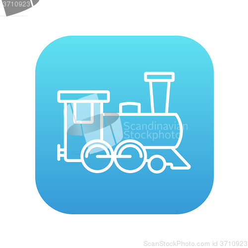 Image of Train line icon.