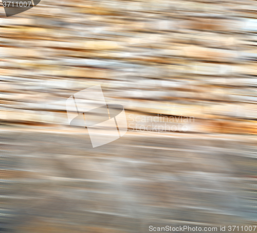 Image of  greece cracked  step   brick in    old wall and texture materia