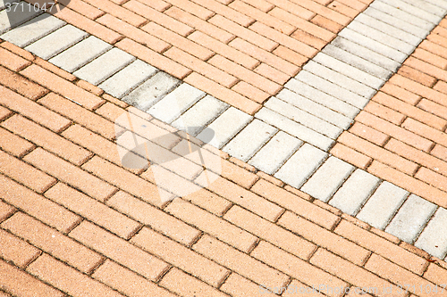 Image of abstract step    in  italy old wall  background