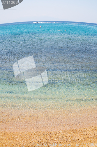 Image of tide foam and froth in the sea    of  