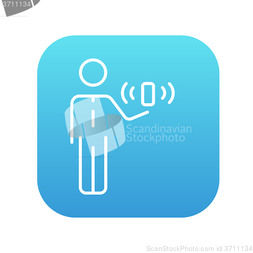 Image of Mobility line icon.