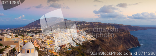 Image of Thira, Santorini, Greece.