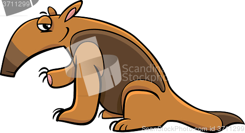 Image of tamandua anteater cartoon