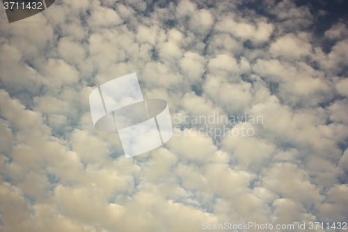 Image of beautiful cloudy sky background