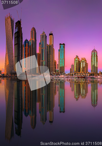 Image of Dubai Marina Skyline