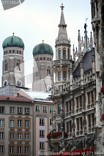 Image of Marienplatz in Munich, German