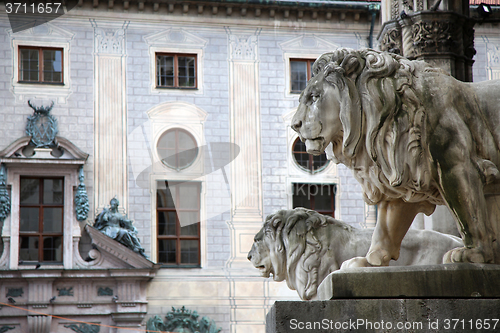 Image of Odeonsplatz - Feldherrnhalle in Munich Germany