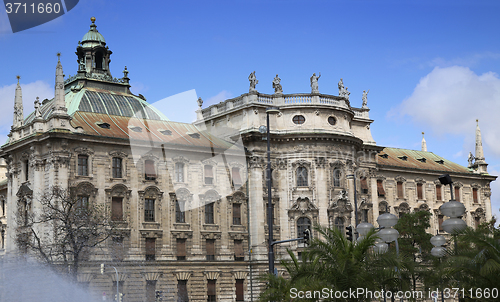 Image of Palace of Justice (Justizpalast ) in Munich, Bavaria, Germany