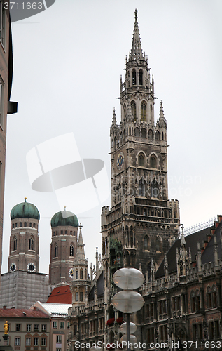 Image of Marienplatz in Munich, German