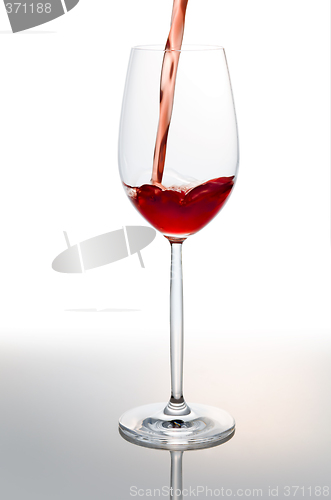 Image of Pouring red wine