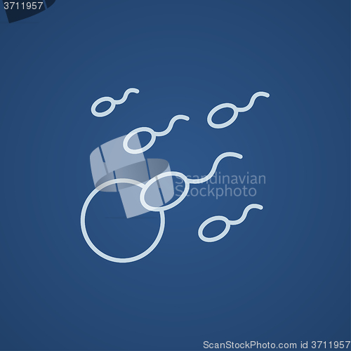 Image of Fertilization line icon.